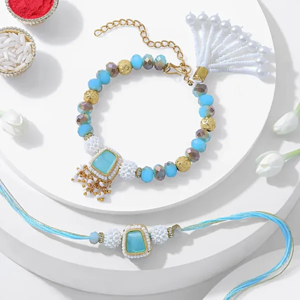 Aqua Rakhi Set - Image 4