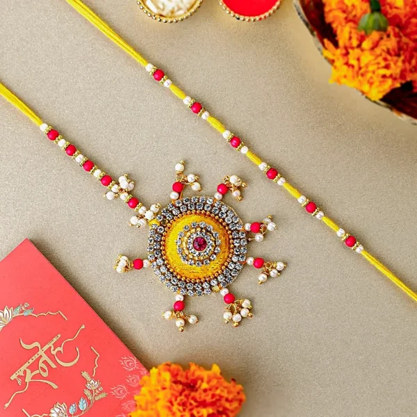 Rakhi Gift with Cushion N Mug - Image 5