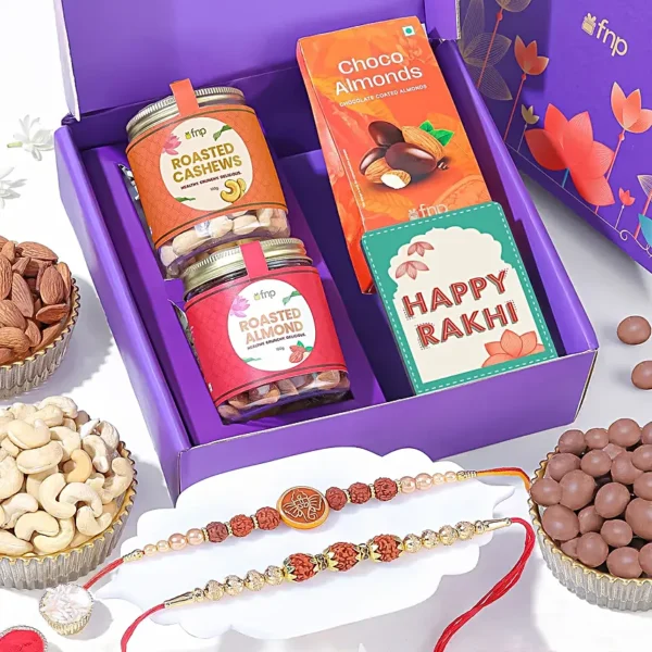 Set of 2 Rakhi Indulgence Gift Hamper - Image 3